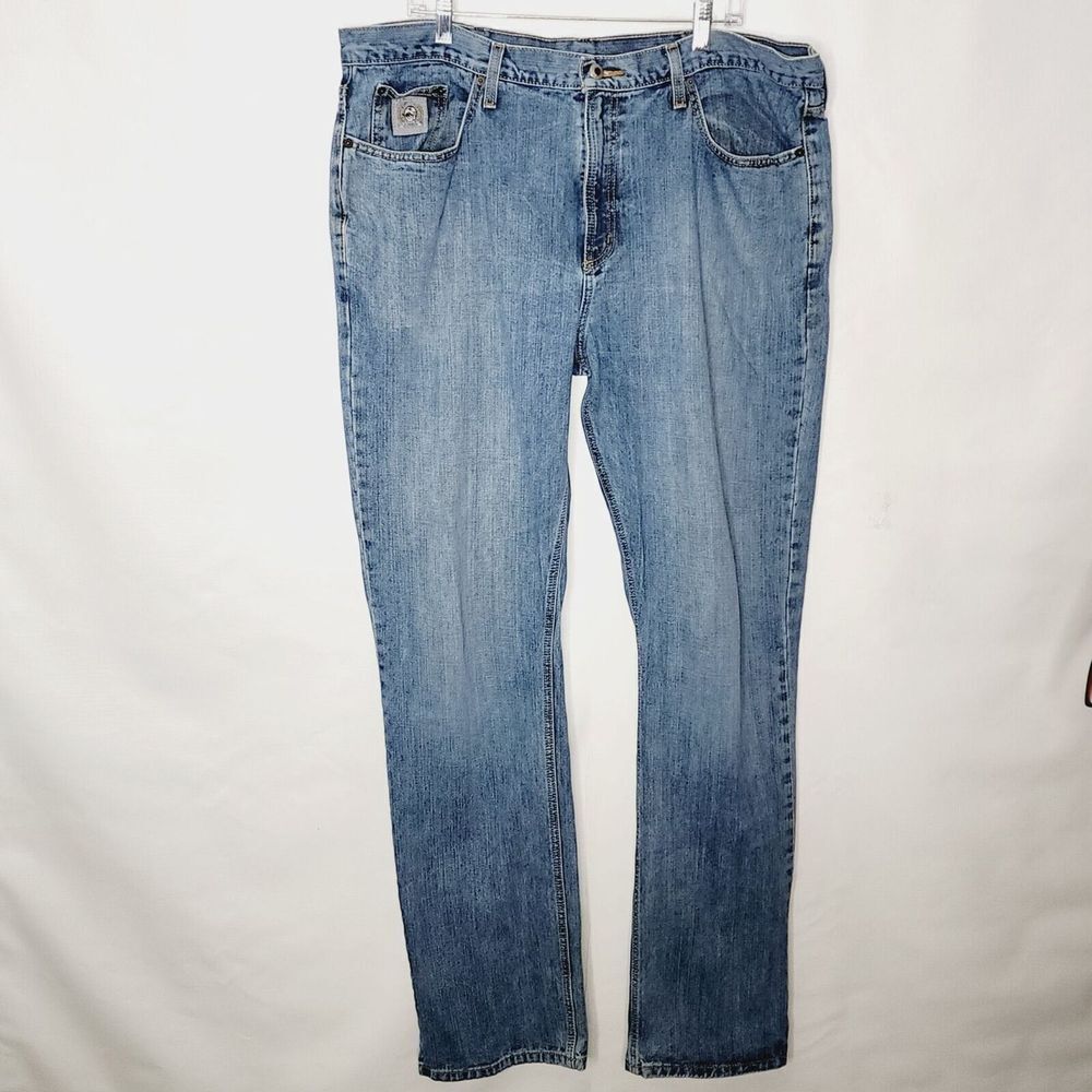 Cinch Western Mens Silver Label Straight Leg Denim Jeans Size 40x36